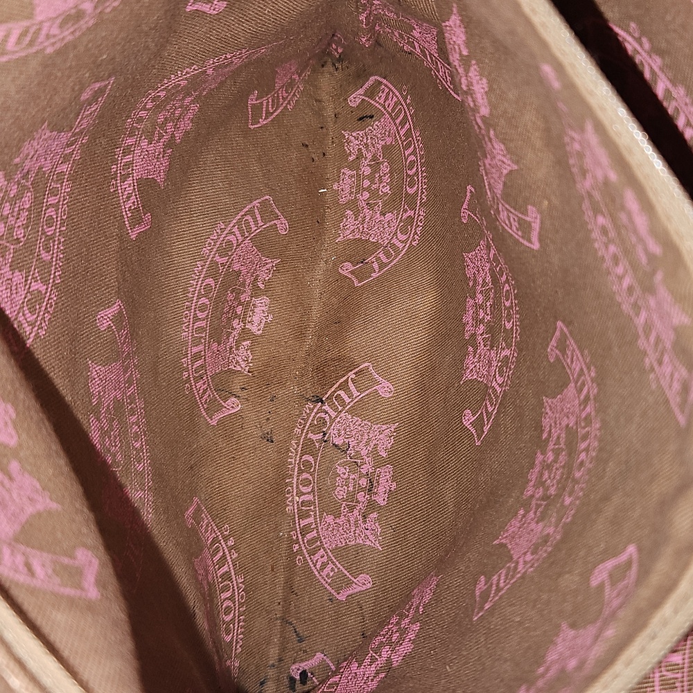 Juicy Couture Olive and Pink Crossbody Bag Messenger Bag - Picture 11 of 16